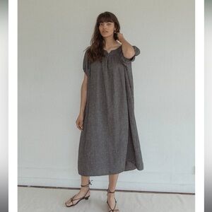 Gillian Stevens Lucy Dress in black check size 6 NWT